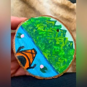 Wooden cup coasters/ hanging wall decor😊